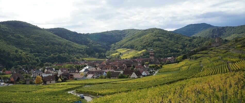 Kaysersberg in the Alsace Region, France