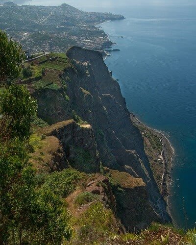 Cliffs on the Coast of Madeira Island