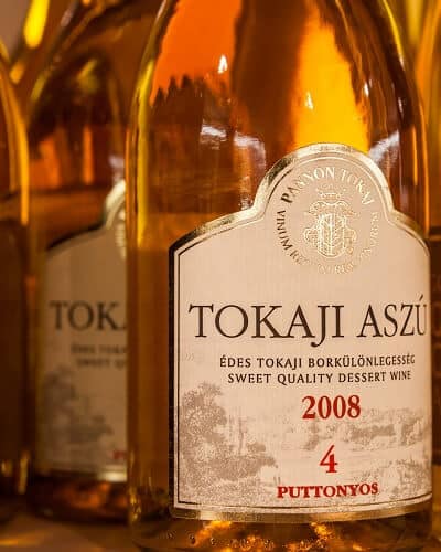 Bottle of Tokaji Aszu