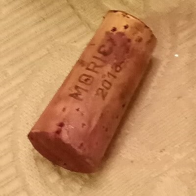 Soaked Cork after Removing from Wine Bottle