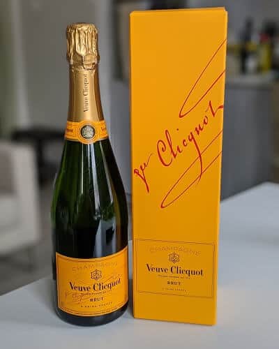 Bottle of Brut Champagne