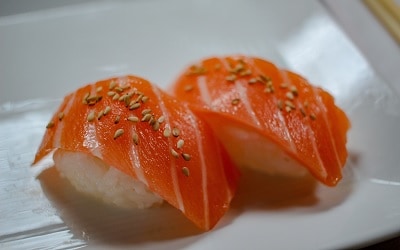 Salmon Nigiri Sushi