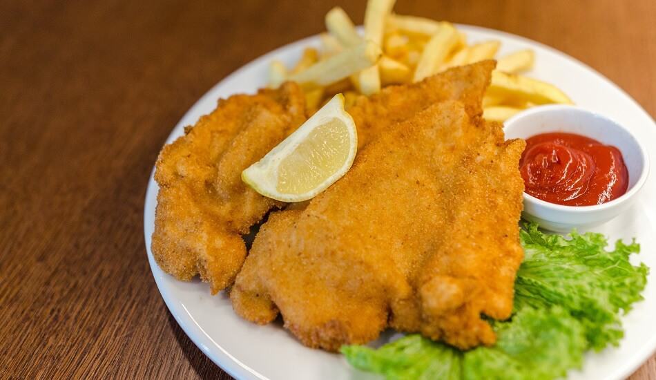 Wiener Schnitzel with French Fries